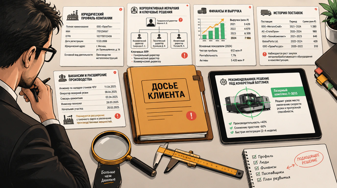 Разведка и сбор информации о клиенте