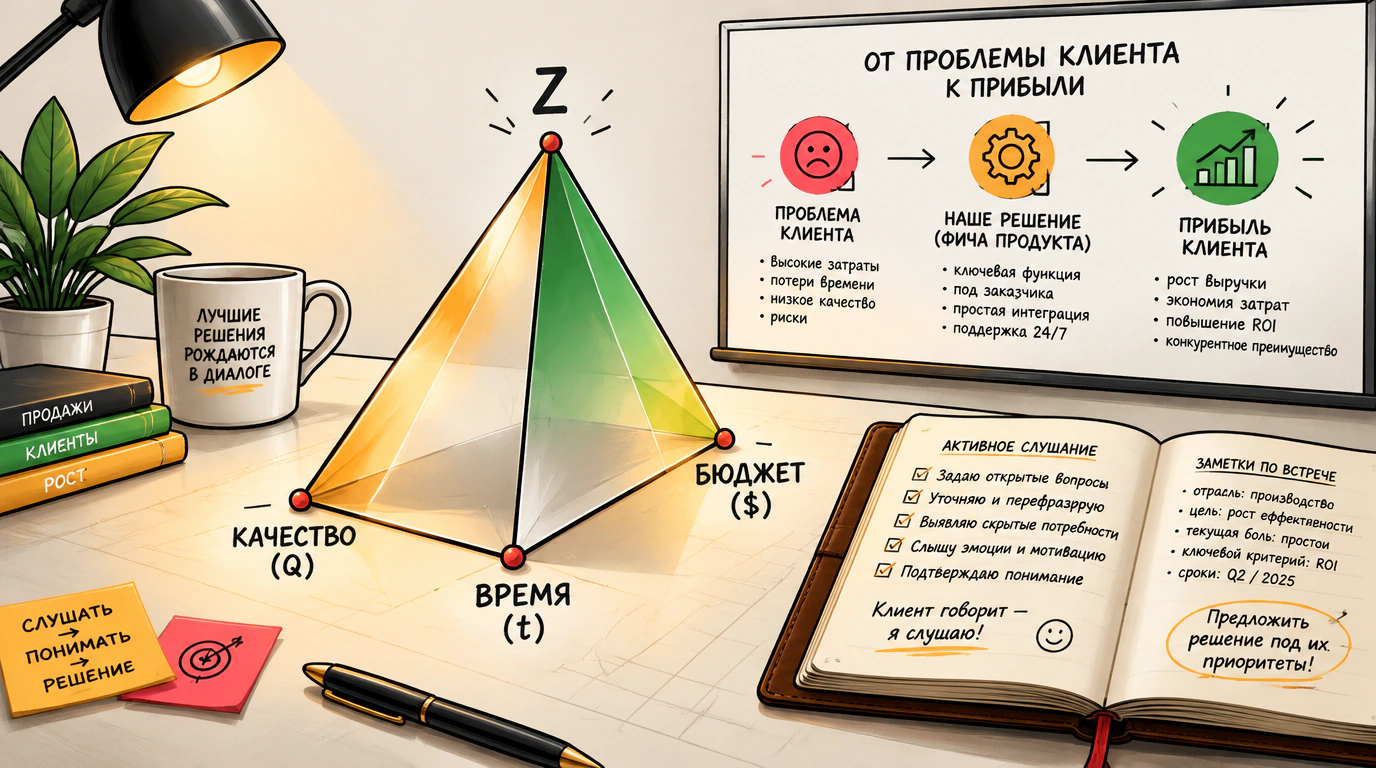 Исследование потребностей и презентация