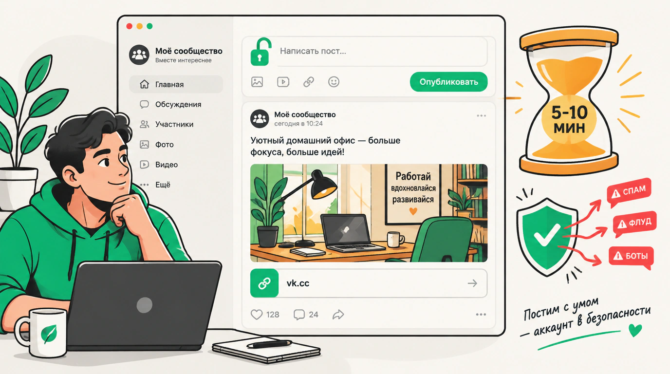 Бесплатный трафик через открытые стены тематических групп