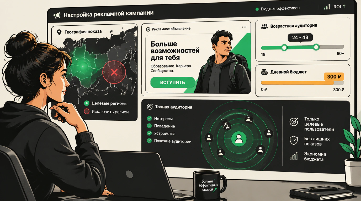 Настройка таргетированной рекламы ВКонтакте на подписку