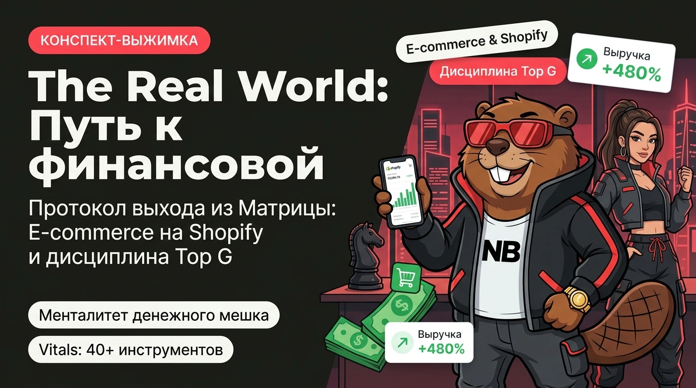 Обложка курса «The Real World: Путь к финансовой свободе»