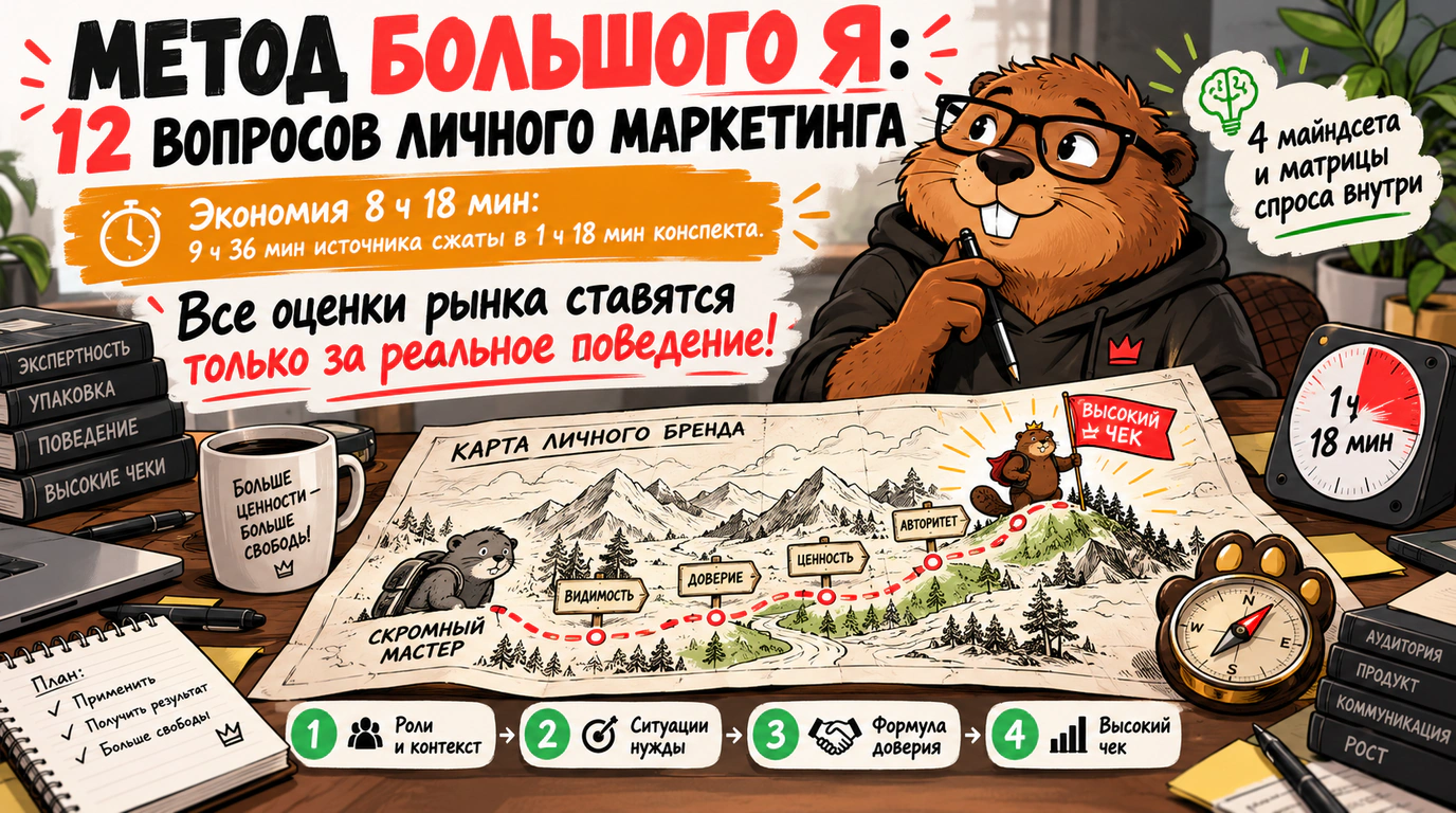 Изображение 2 к курсу «Метод большого Я: 12 вопросов личного маркетинга»