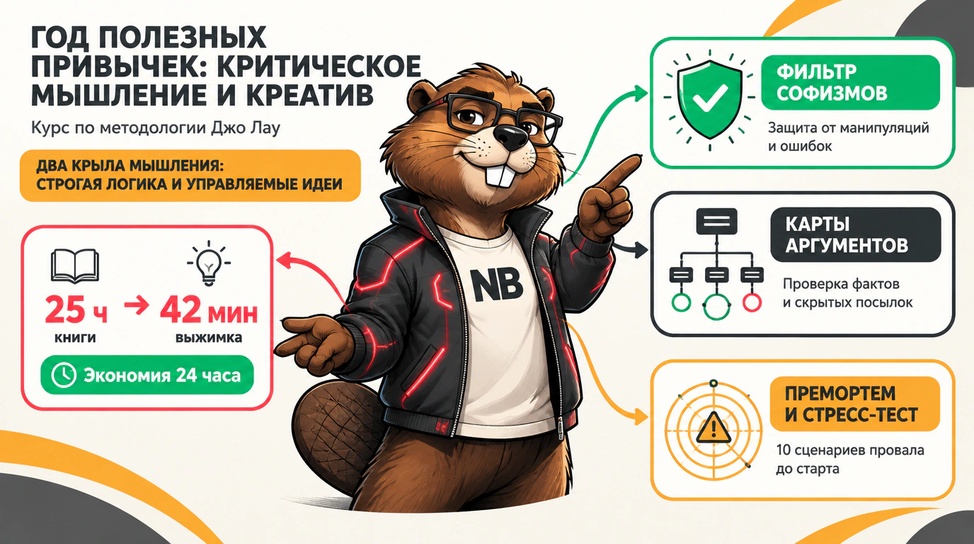 Изображение 2 к курсу «Год полезных привычек: Творчество и критическое мышление»