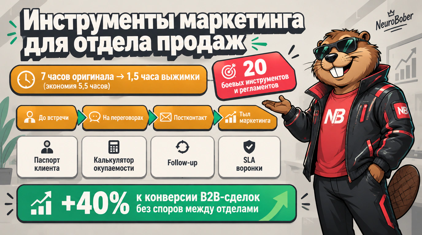 Изображение 2 к курсу «Инструменты маркетинга для отдела продаж»