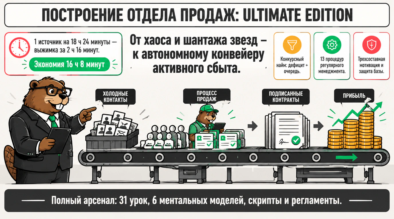 Изображение 2 к курсу «Построение отдела продаж: Ultimate Edition»