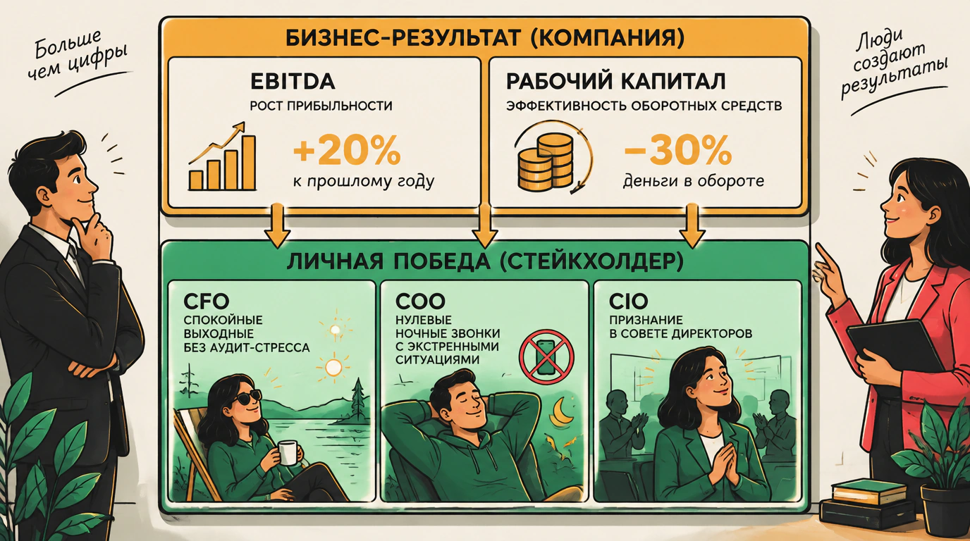 Карта личной победы: связка ценностей и ролей