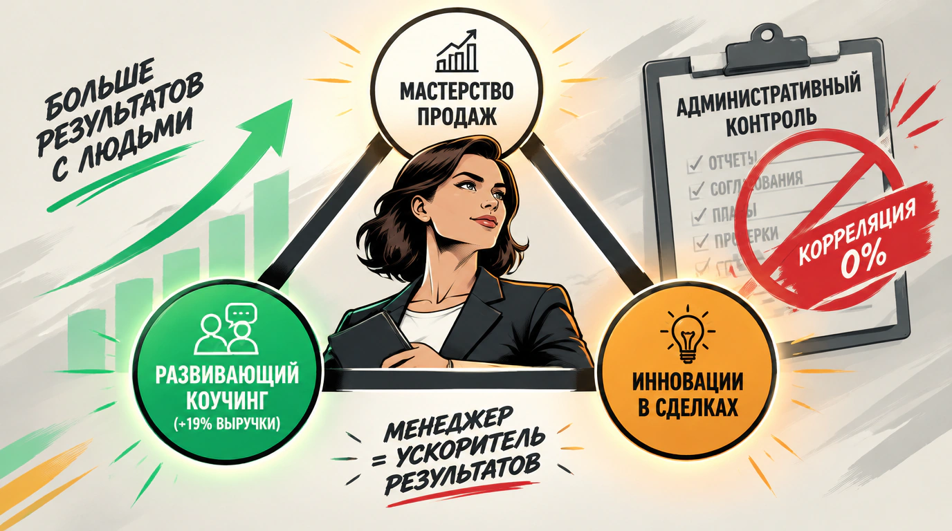 Триада роли менеджера: продажи, коучинг, инновации