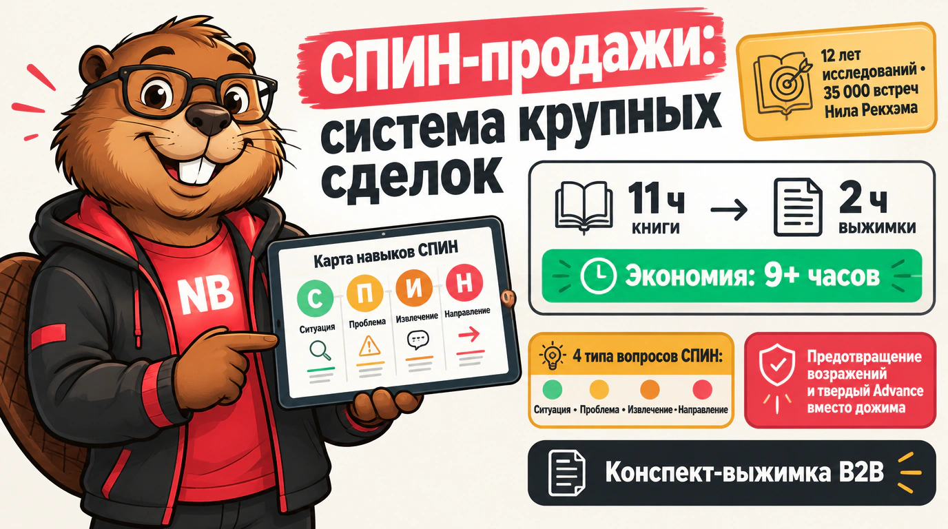 Изображение 2 к курсу «СПИН-продажи: что делать, если клиент не хочет покупать»