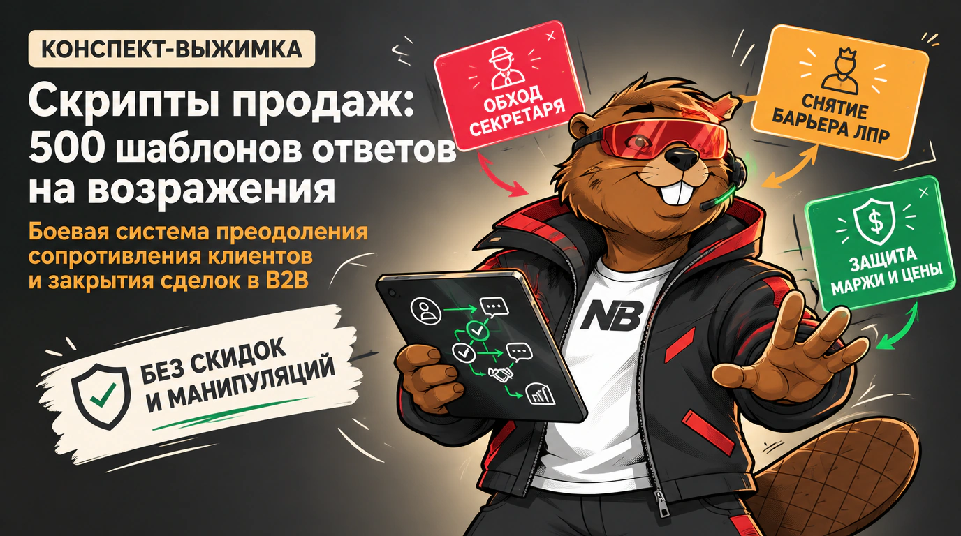 Скрипты продаж: 500 шаблонов ответов на возражения