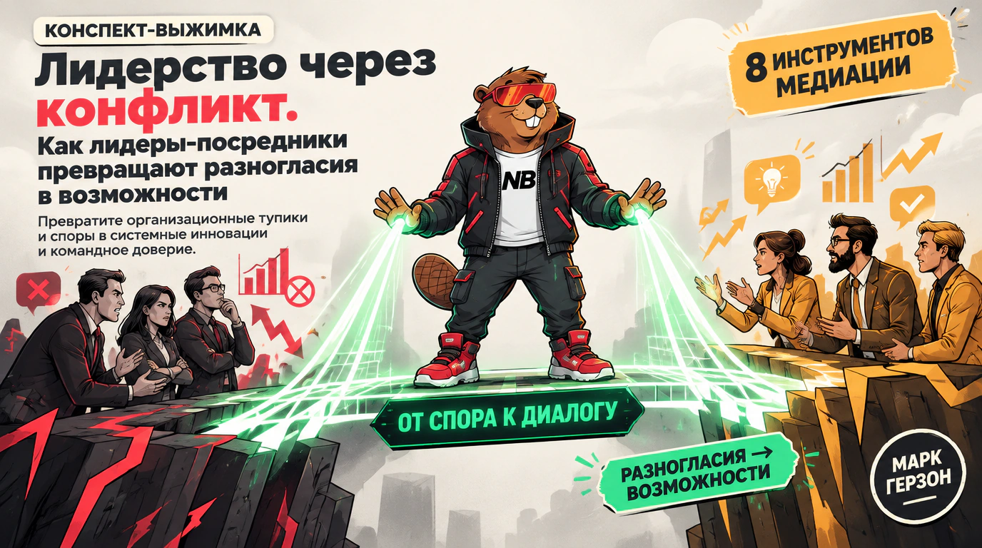 Обложка курса «Лидерство через конфликт. Как лидеры-посредники превращают разногласия в возможности»