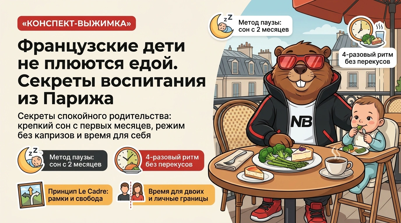 Французские дети не плюются едой. Секреты воспитания из Парижа