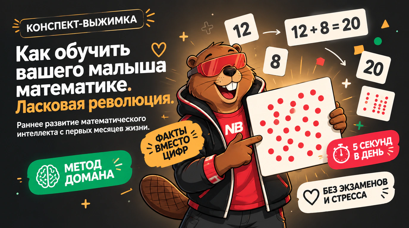 Обложка курса «Как обучить вашего малыша математике. Ласковая революция»