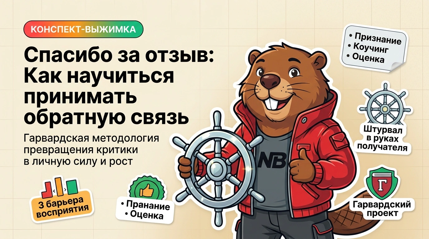 Спасибо за отзыв: Как научиться принимать обратную связь