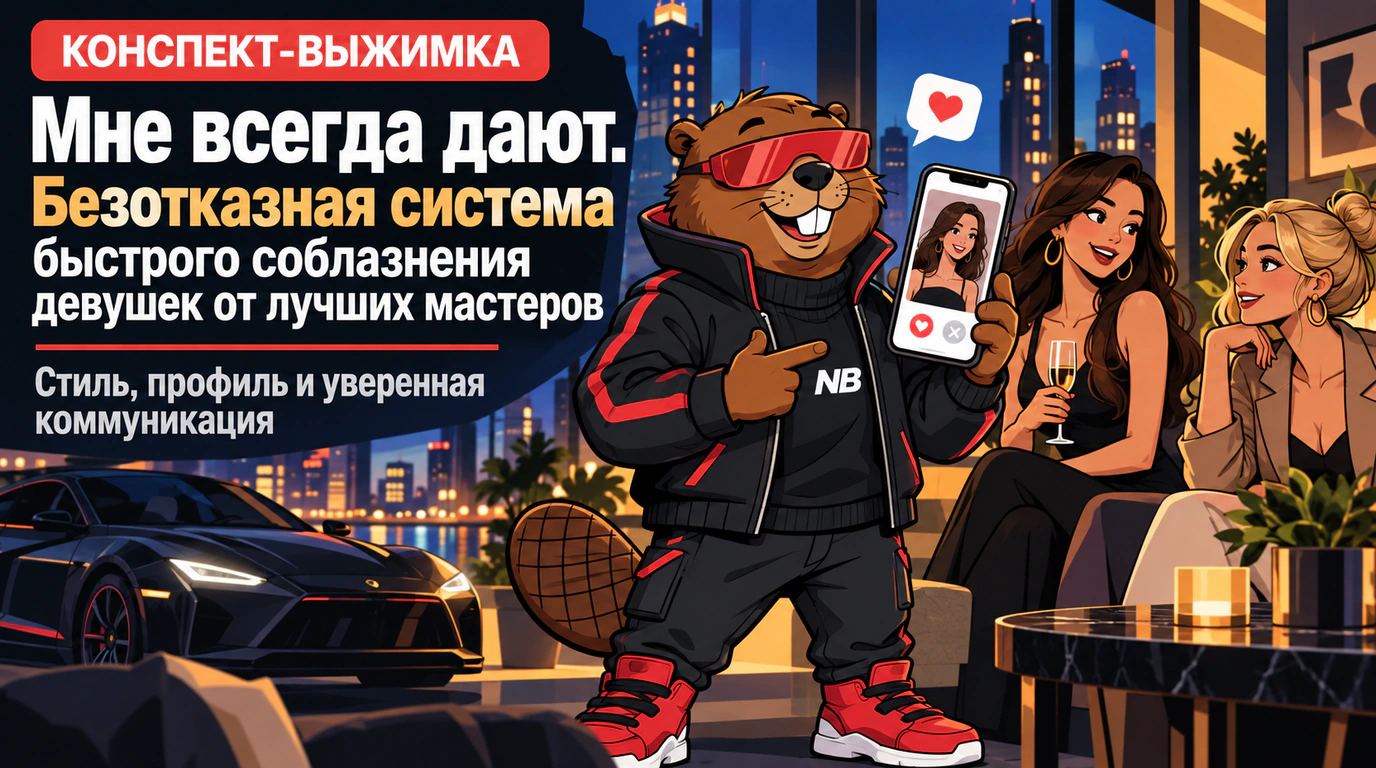 Обложка курса «Мне всегда дают. Безотказная система быстрого соблазнения девушек от лучших мастеров»