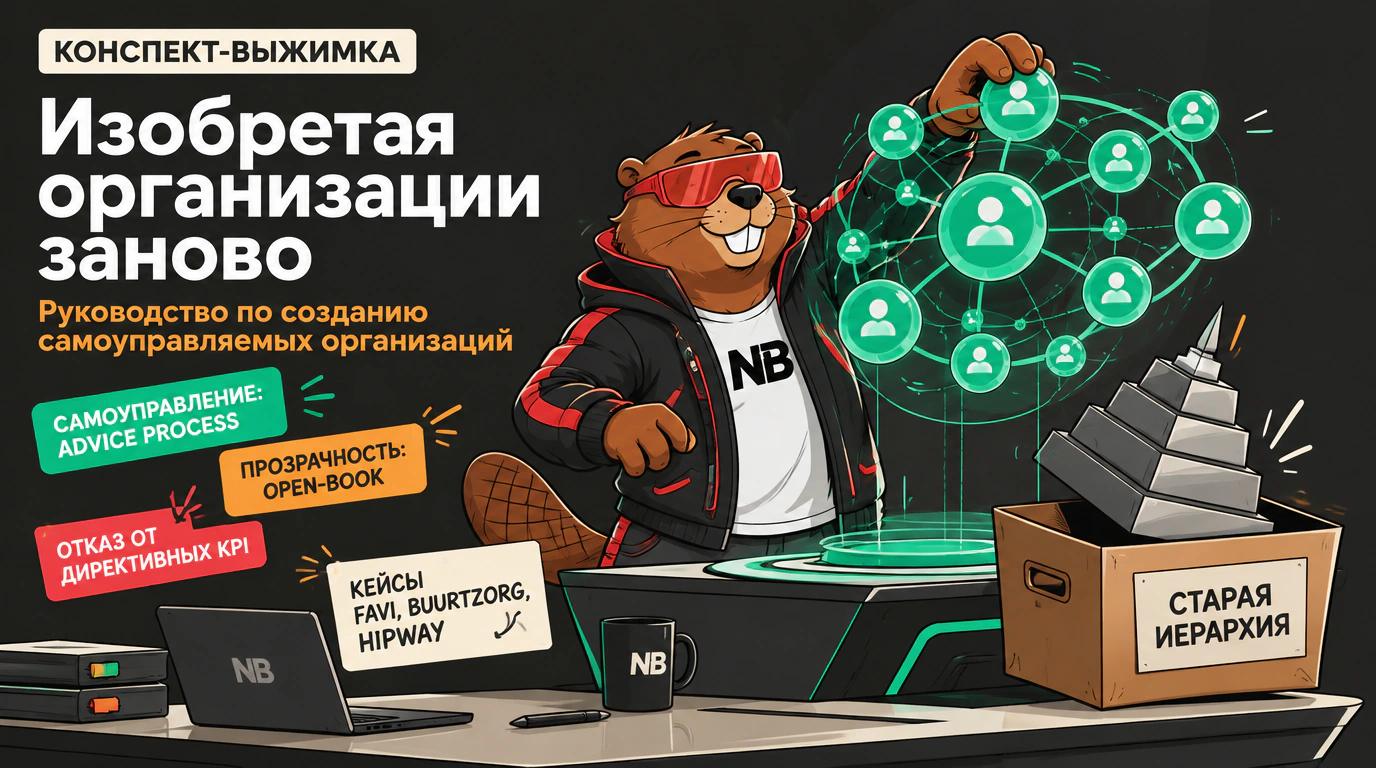 Обложка курса «Изобретая организации заново»
