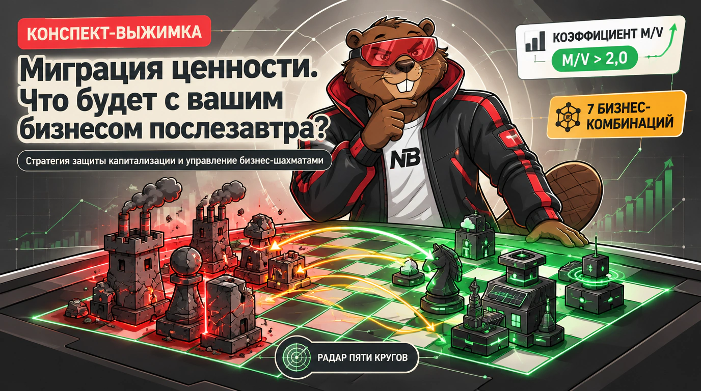 Обложка курса «Миграция ценности. Что будет с вашим бизнесом послезавтра?»