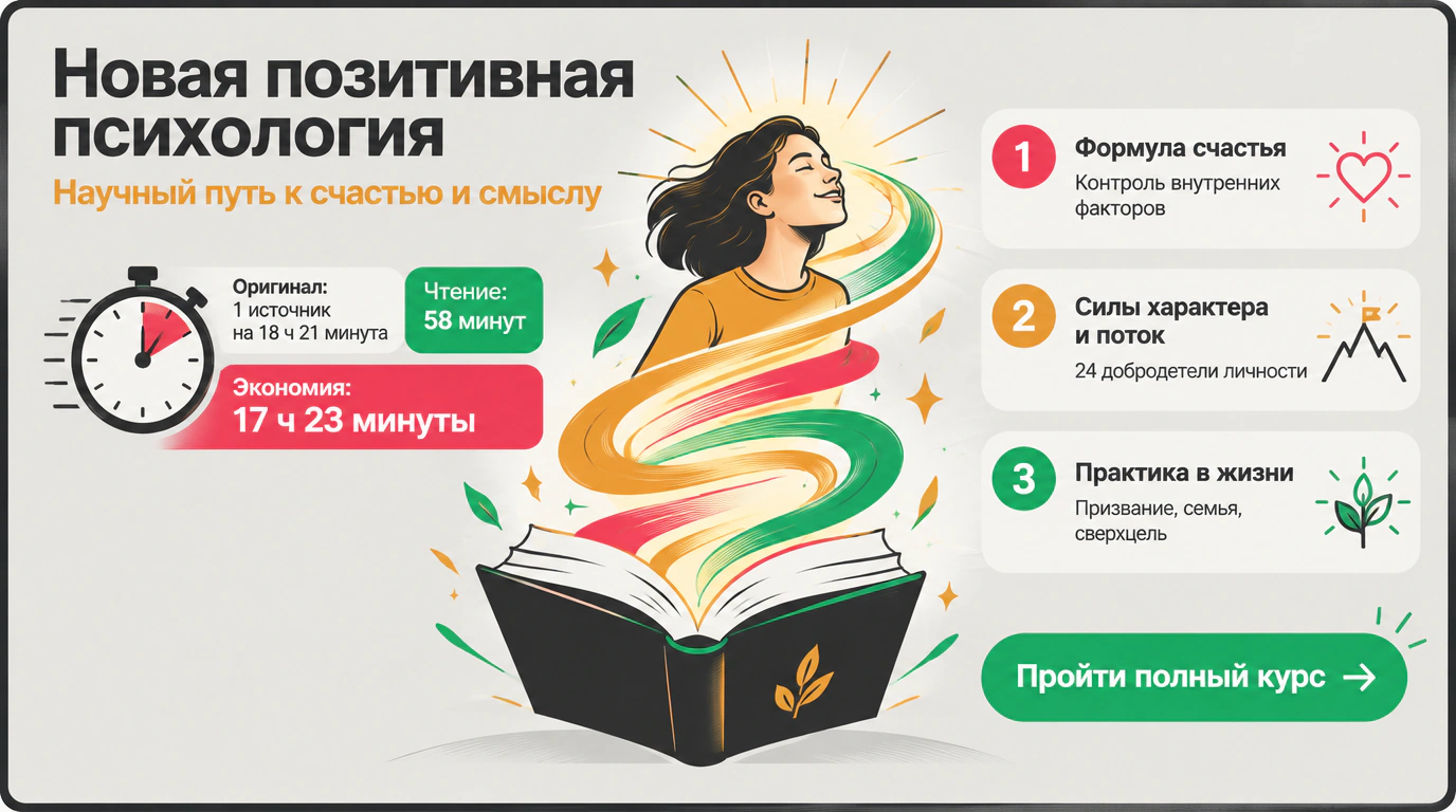 Изображение 2 к курсу «Новая позитивная психология: научный взгляд на счастье и смысл жизни»