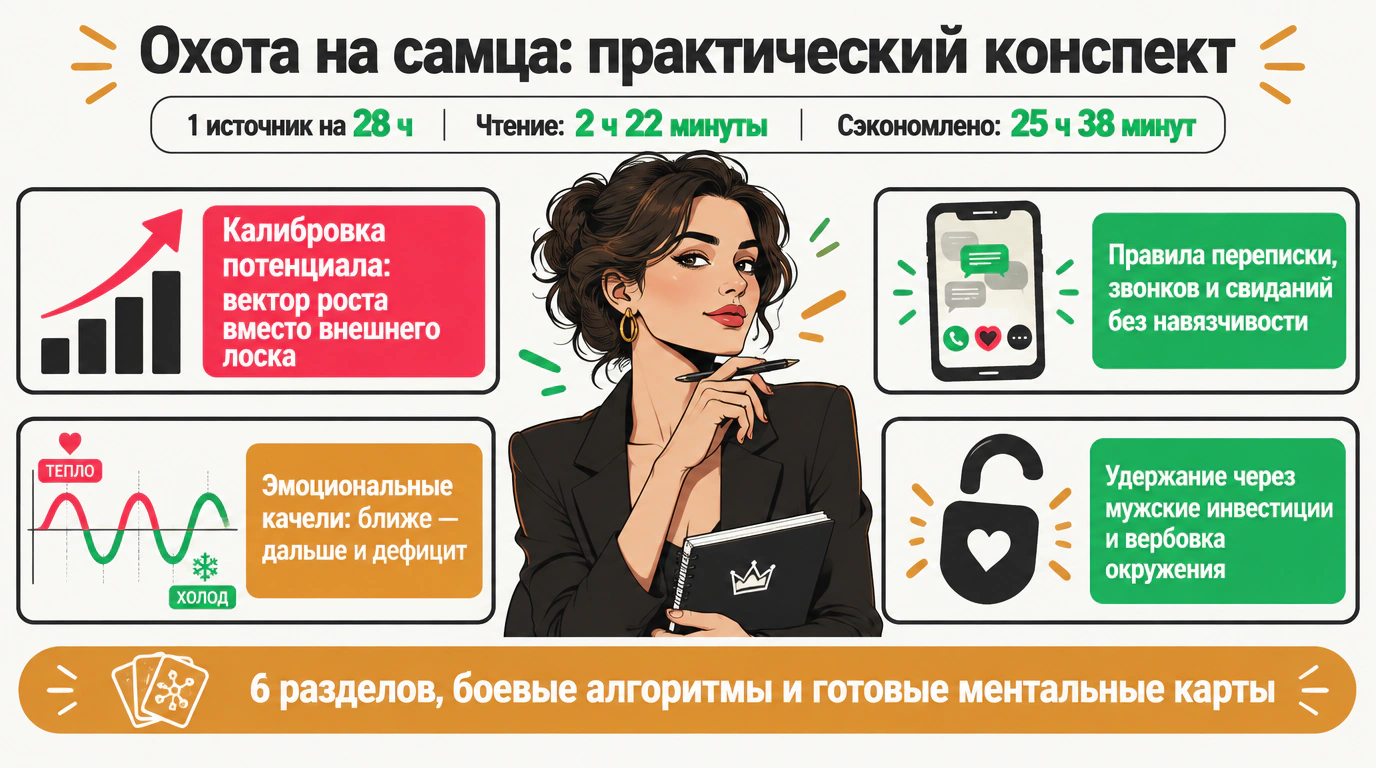 Изображение 2 к курсу «Охота на самца. Выследить, заманить, приручить»