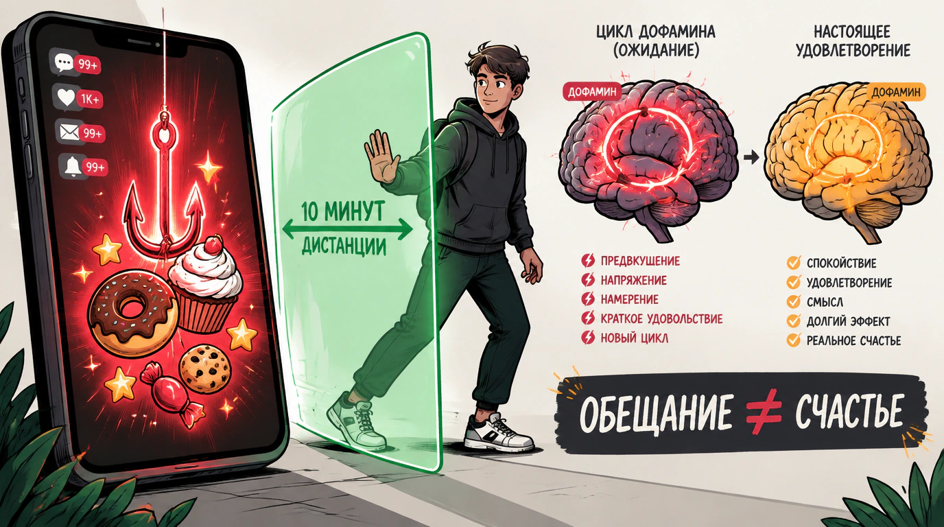 Дофаминовый капкан и ловушка сиюминутных желаний