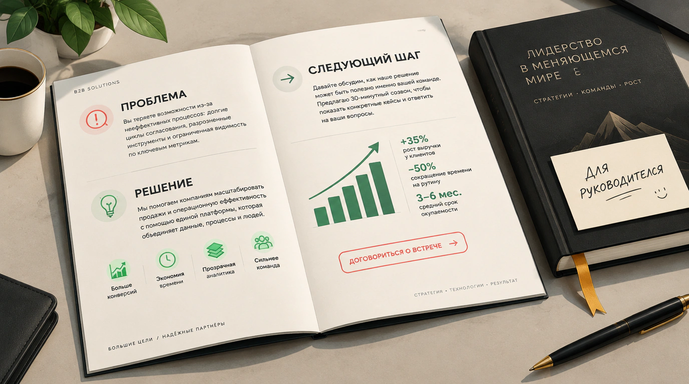 Инструменты первого контакта и коммерческое предложение