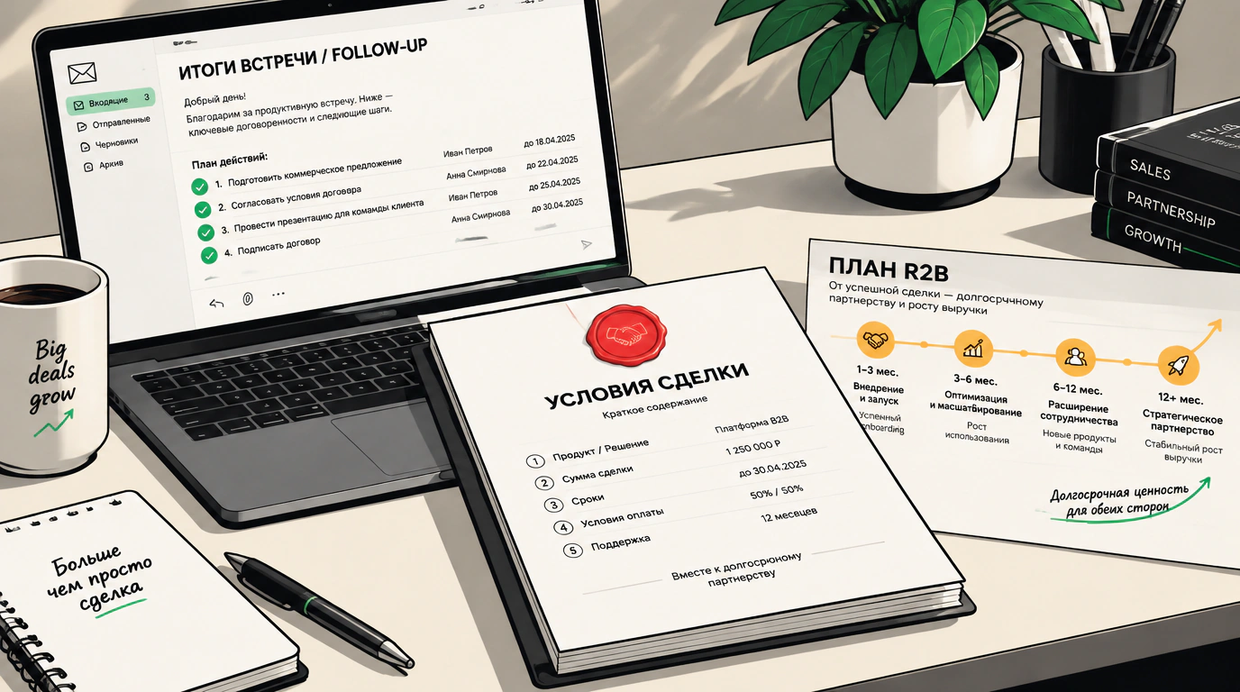 Инструменты после встречи и развитие клиентов