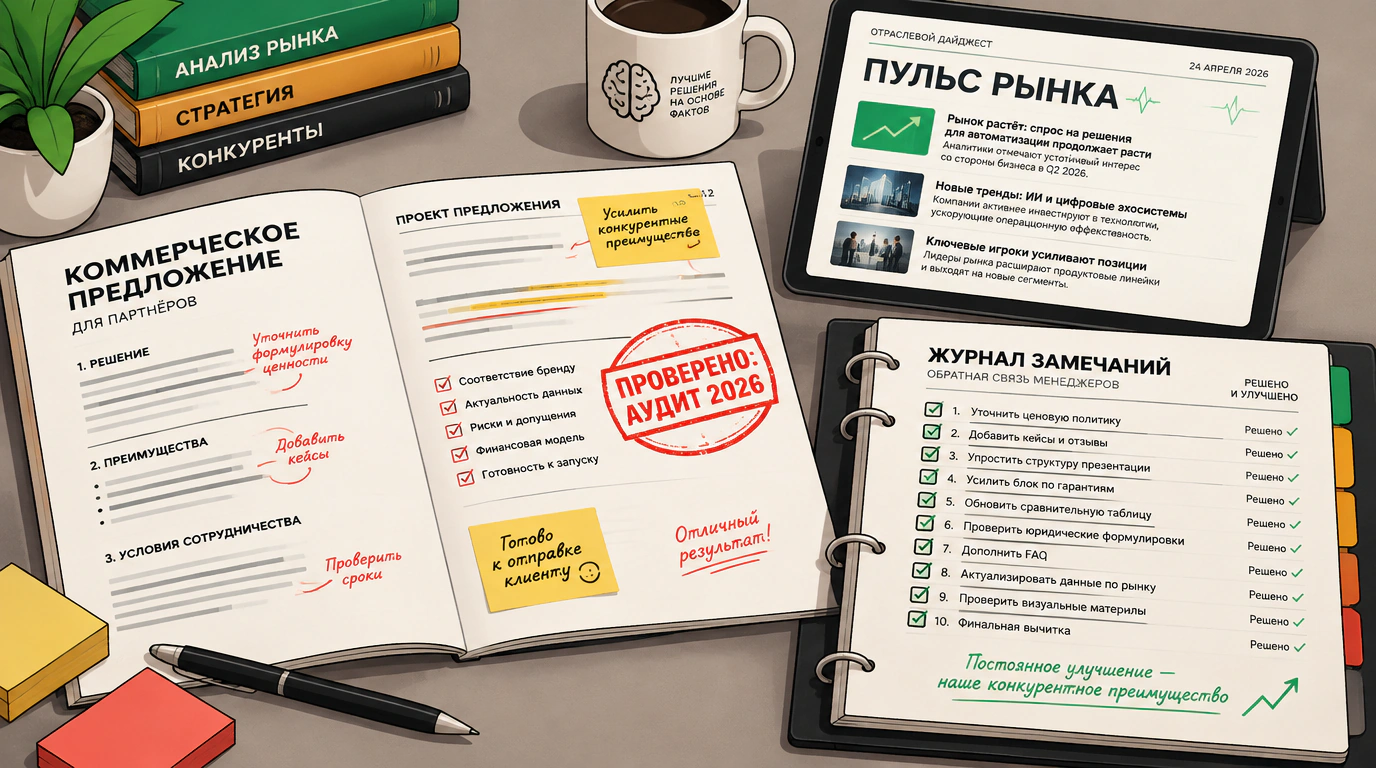 Непрерывное совершенствование и аудит инструментов
