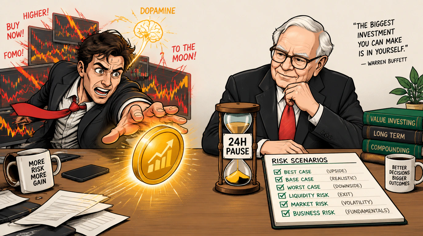 Дофаминовый азарт vs осмотрительность: нейробиология решений