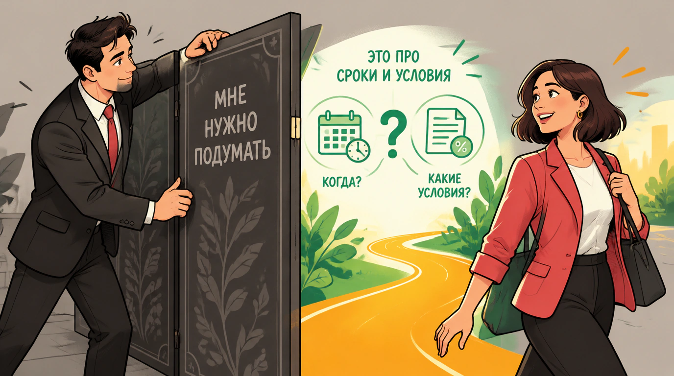 Работа с тупиками: техники для ответов «нет в бюджете» и «мне нужно подумать»