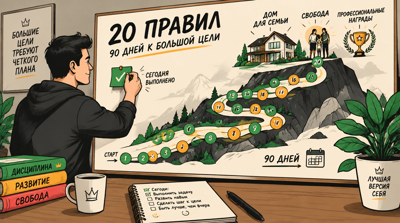 Система двадцати правил: как превратить цели в материальный результат