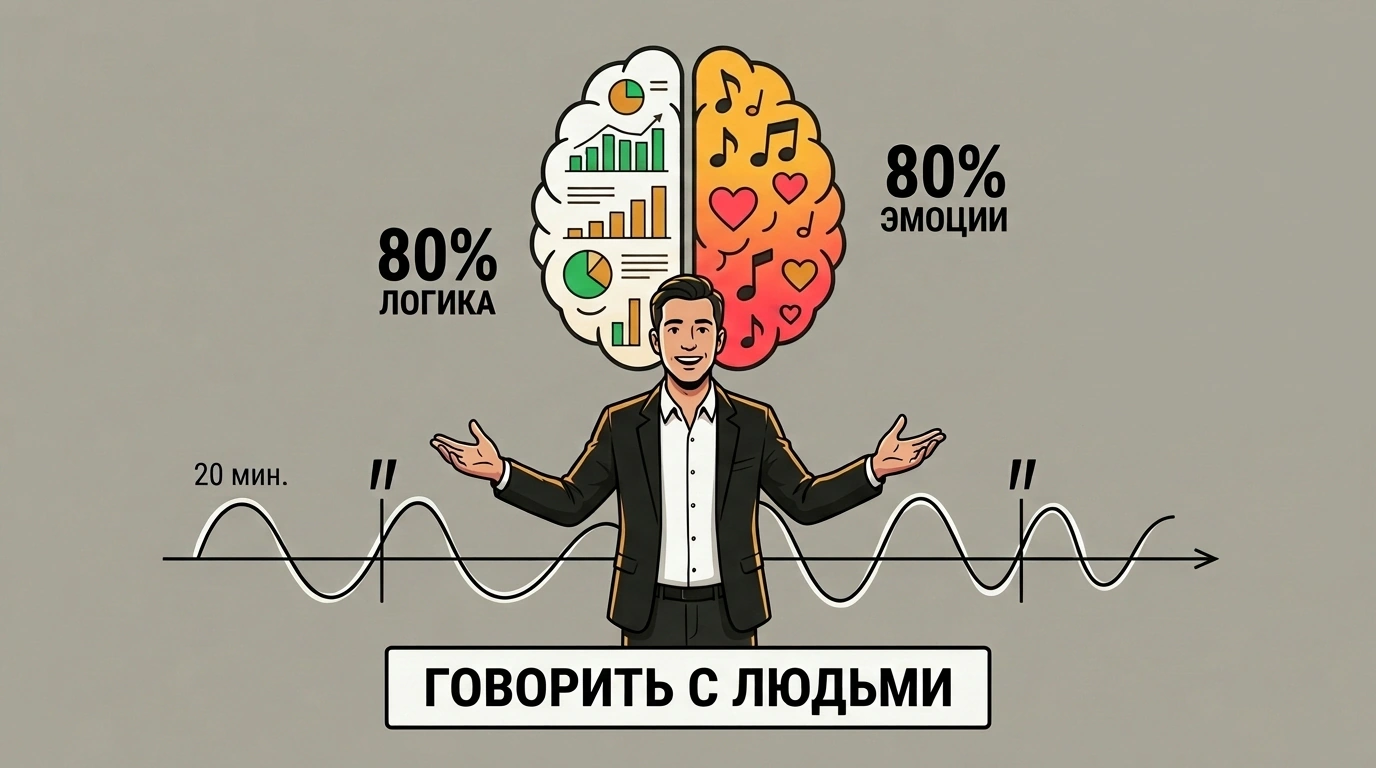 Темпоритм выступления и баланс логики с эмоциями