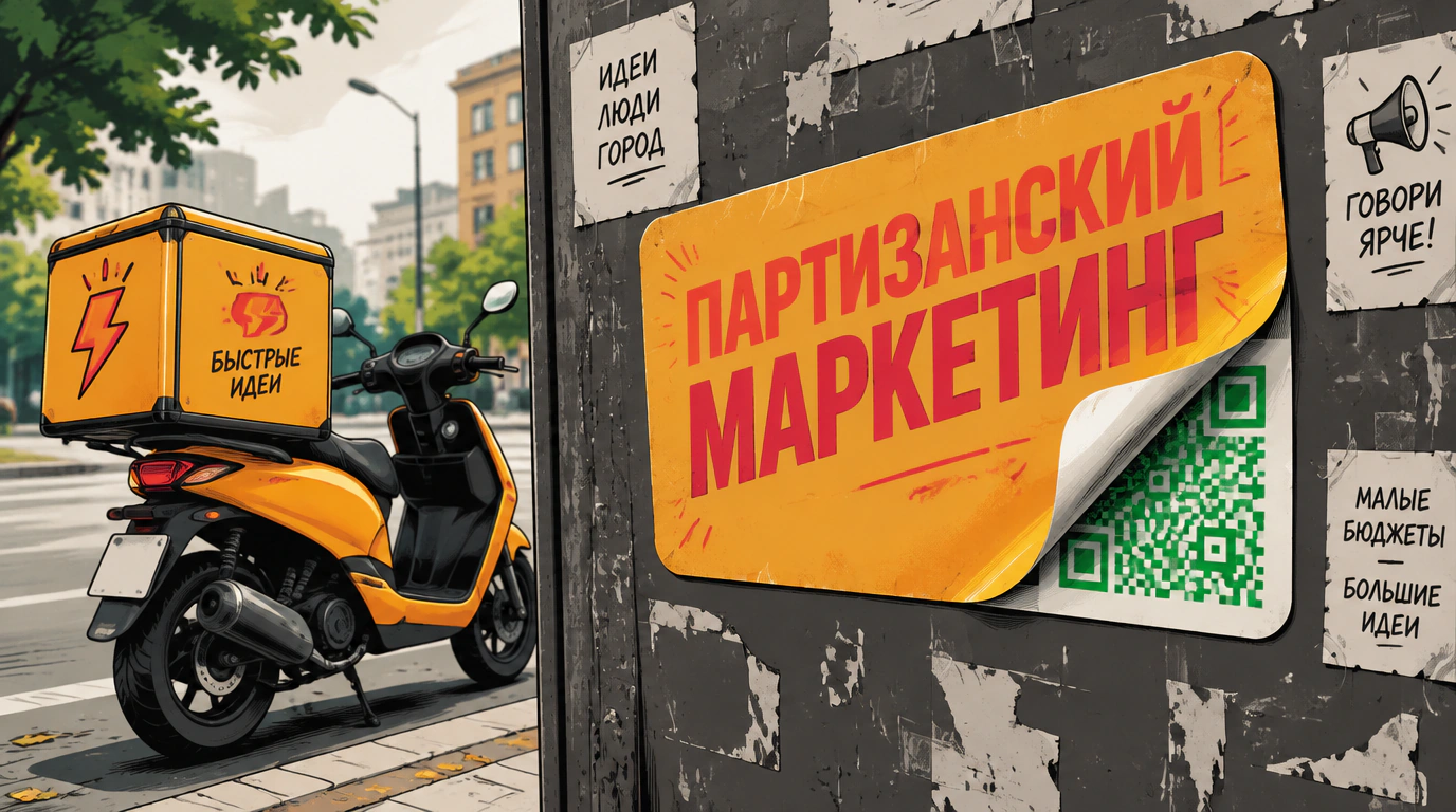 Партизанская реклама: стикеры, доски объявлений и транспорт