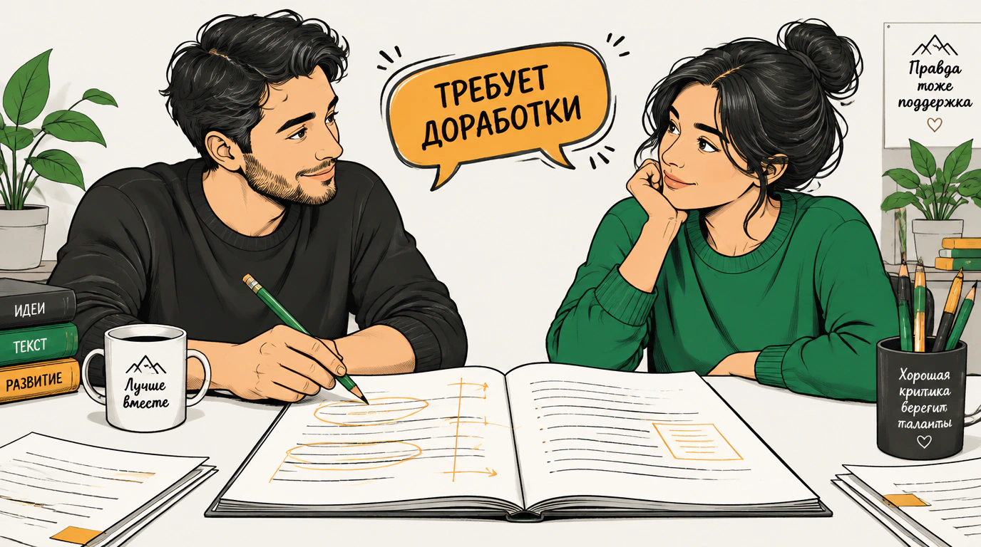 Честная обратная связь и поддержка близких