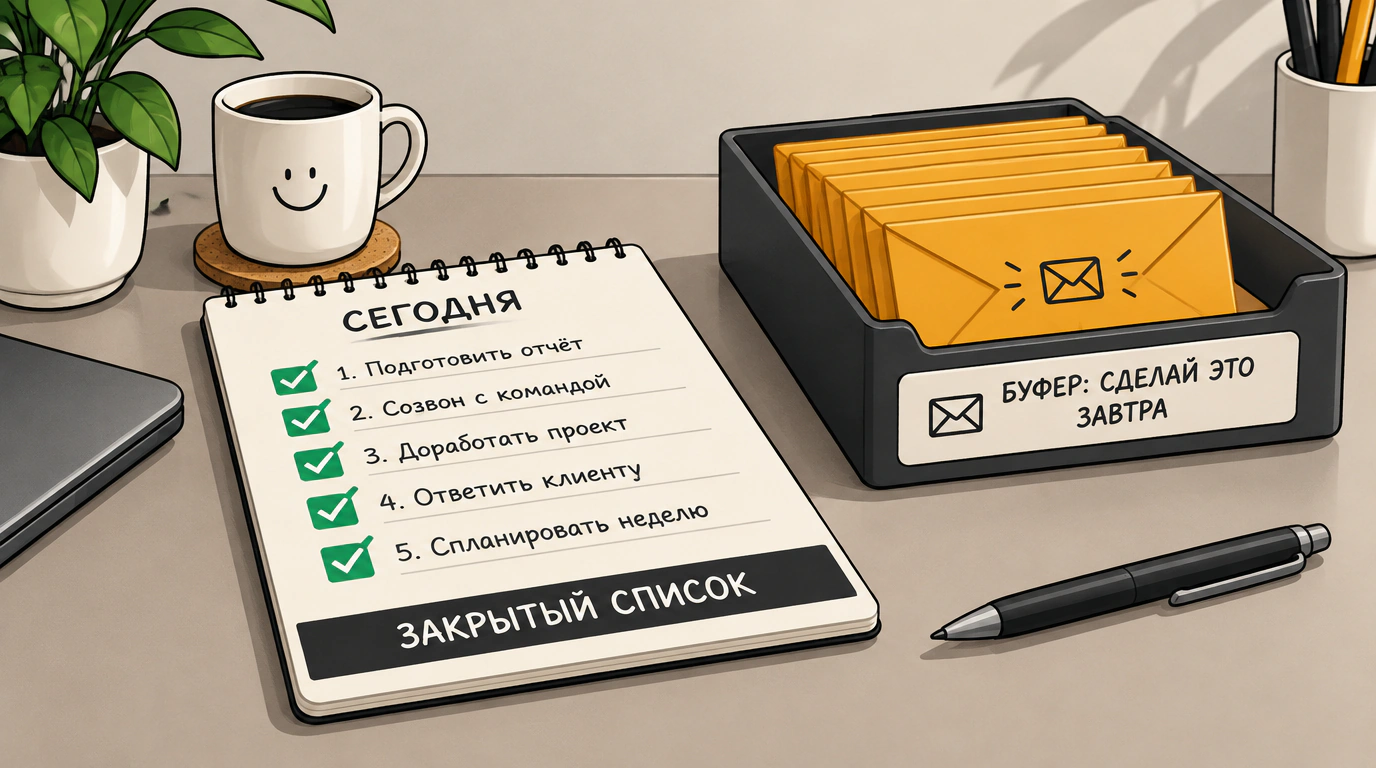 Организация задач и метод закрытых списков