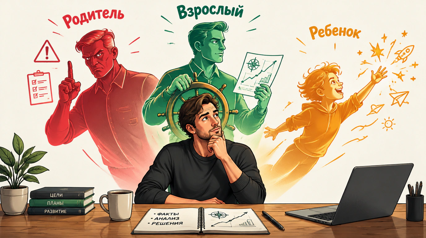 Три состояния Я: Родитель, Взрослый и Ребенок