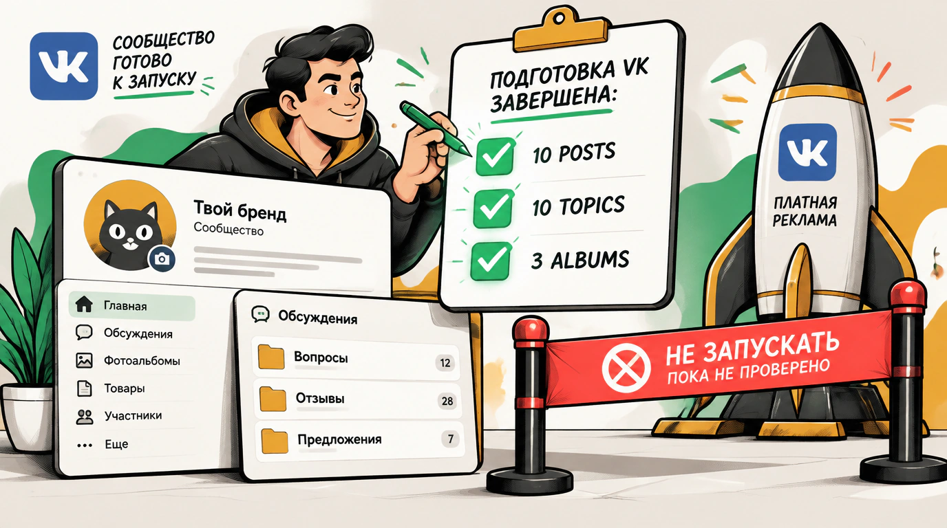 Продвижение во ВКонтакте и алгоритм запуска сообщества