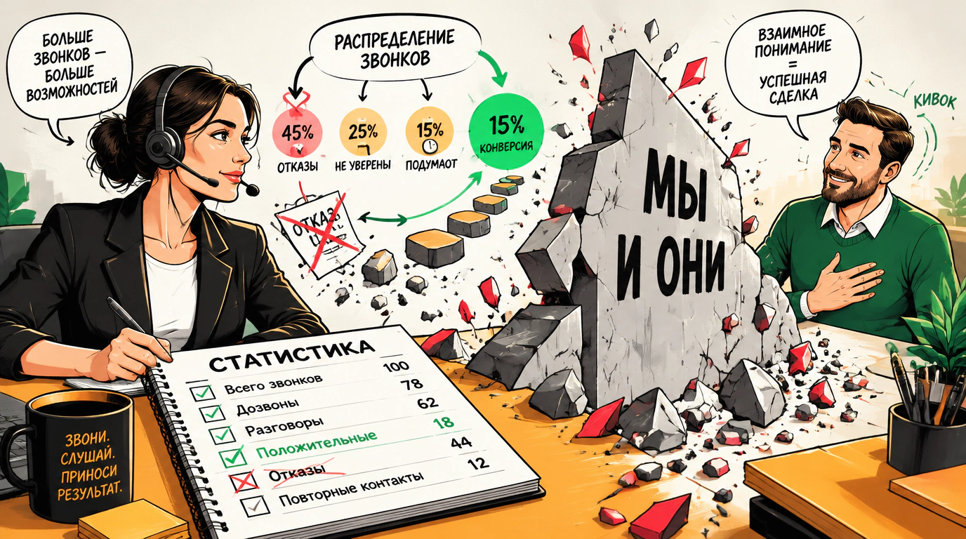 Снятие внутренних барьеров и отношение к отказам