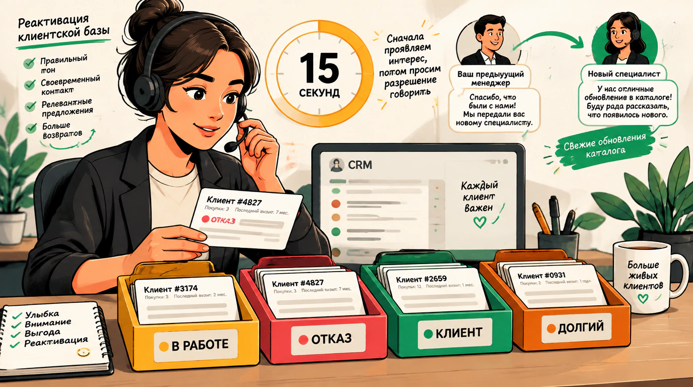 Теплые звонки и реанимация уснувшей клиентской базы