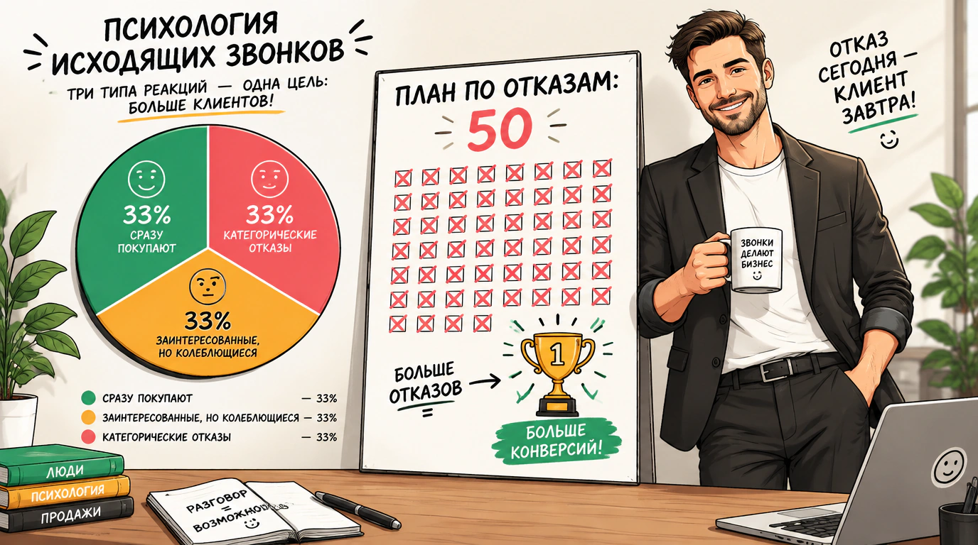 Мотивация на холодные звонки и партнерская позиция на равных