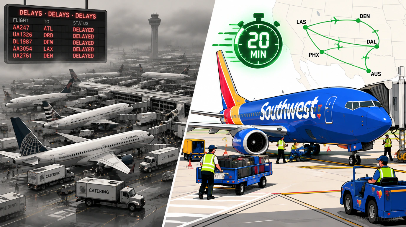 Победа лоукостера в неприбыльной отрасли: опыт Southwest Airlines