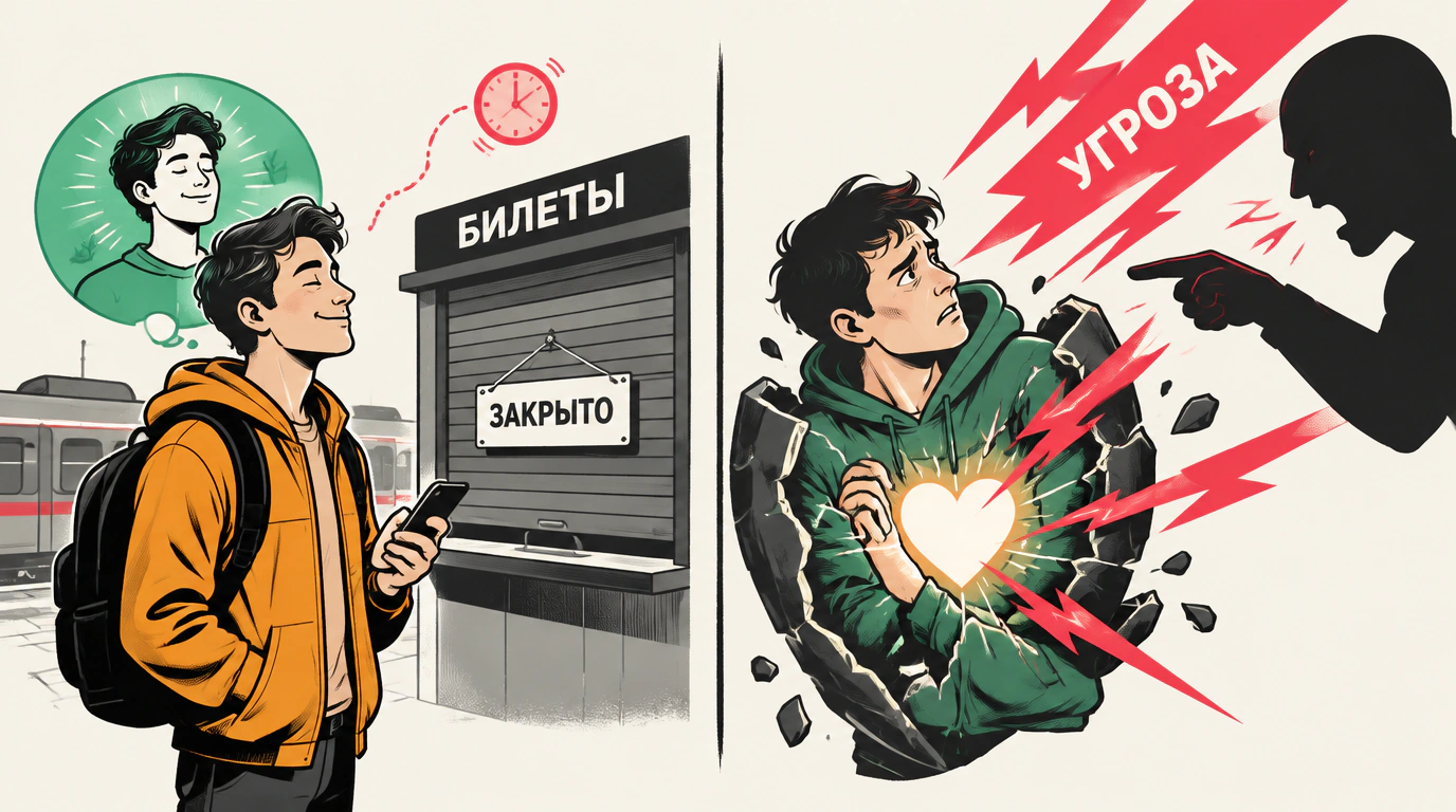 Теория угрозы и организмическая фрустрация