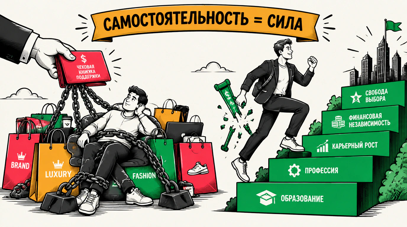 Синдром экономической помощи и финансовая самостоятельность