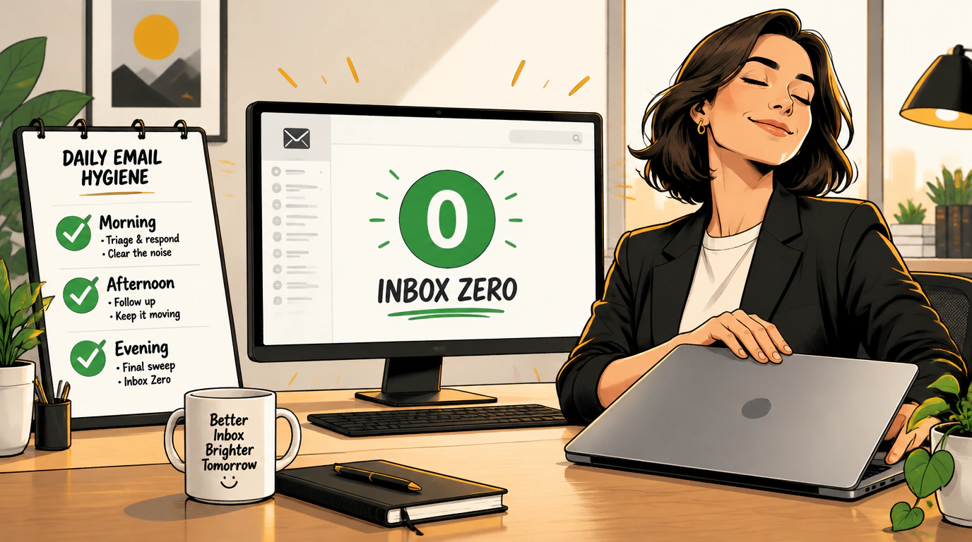 Чек-лист ежедневной гигиены и поддержание Inbox Zero