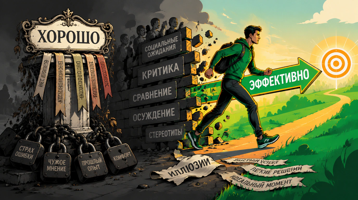 Реальность «Эффективно» против реальности «Хорошо»