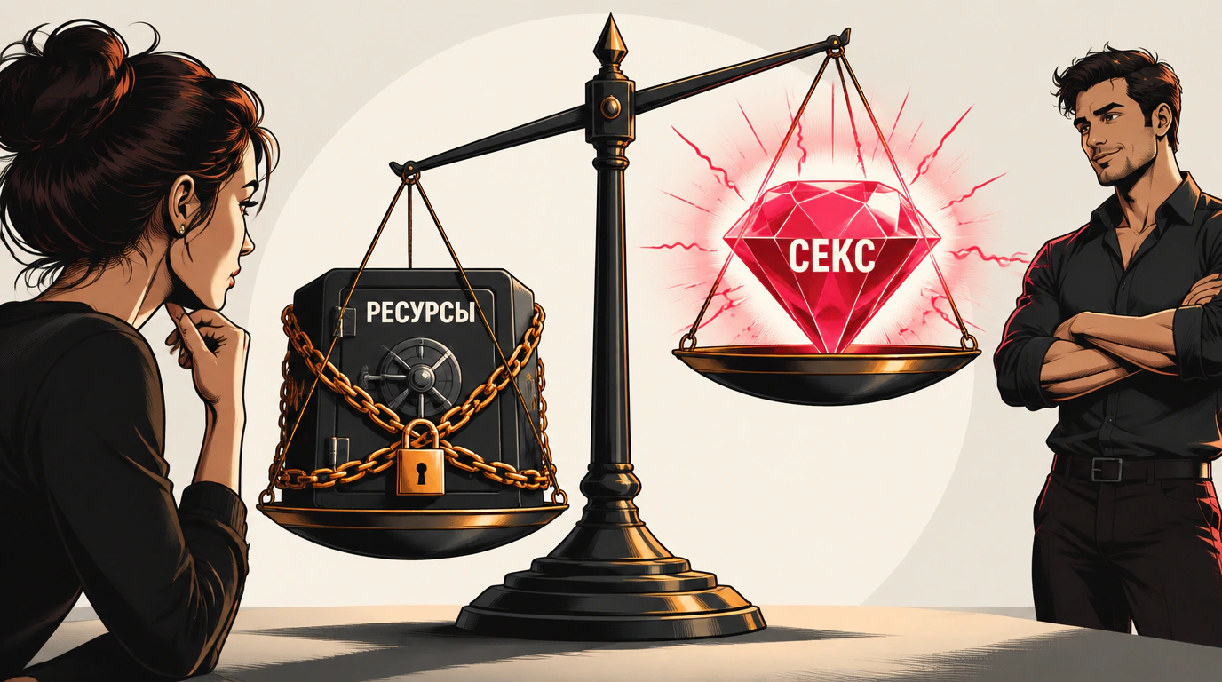Двойственная стратегия женщины: секс против ресурсов