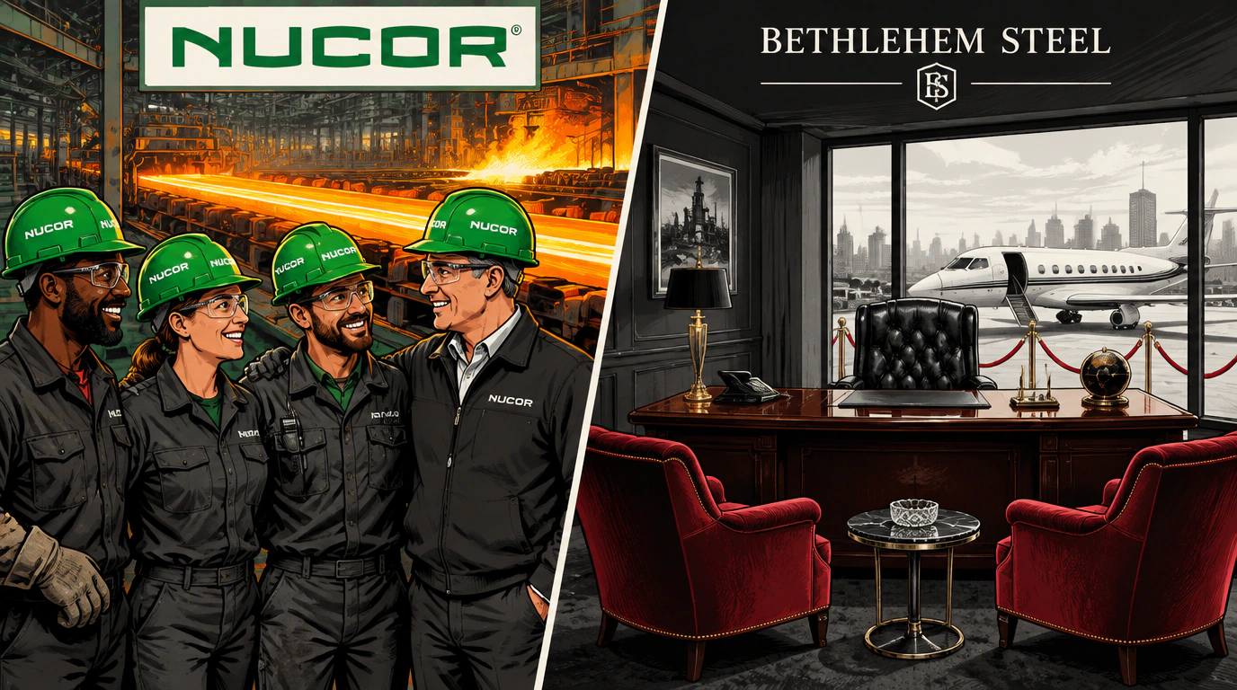 Разбор кейса: дисциплина Nucor против статусных привилегий Bethlehem Steel