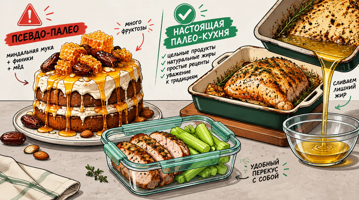 Кулинарные правила и ловушки псевдопалеорецептов