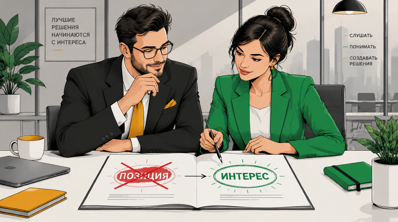 Люди и интересы: основа гарвардского метода