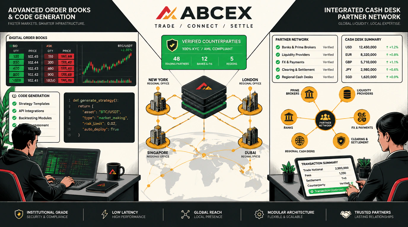 Обзор функционала и архитектуры биржи ABCEX