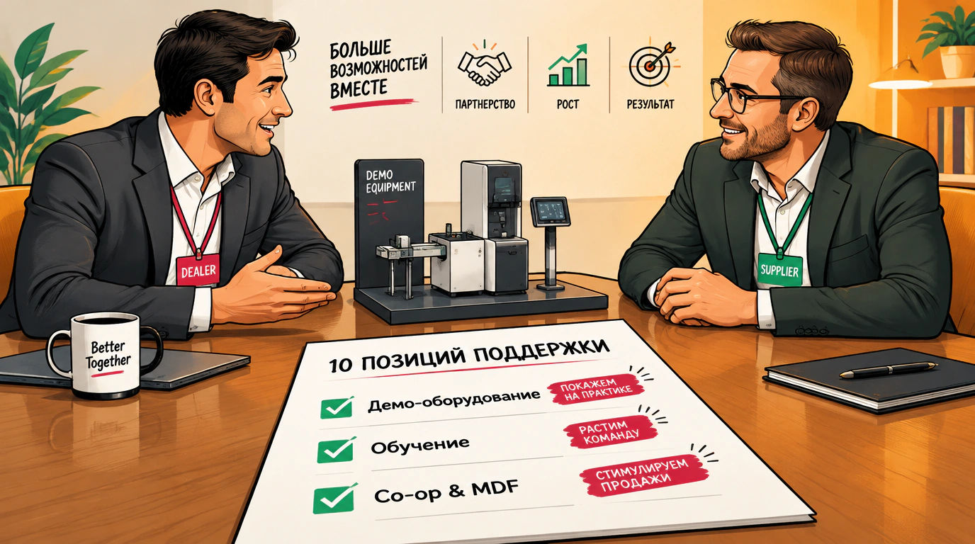 Продажи через поставщиков: десять позиций взаимной поддержки