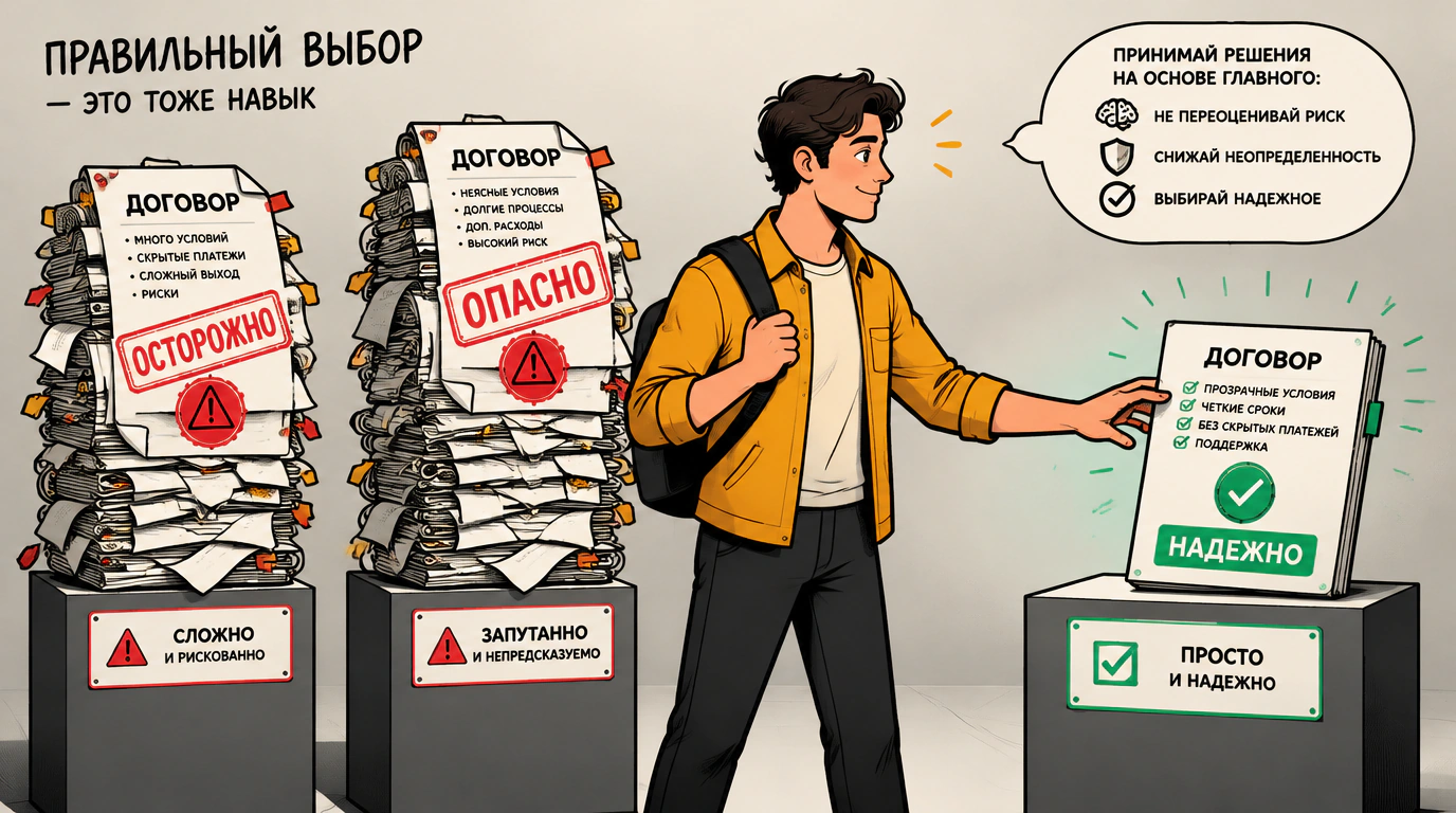 Механика принятия решений: эвристики и снижение риска